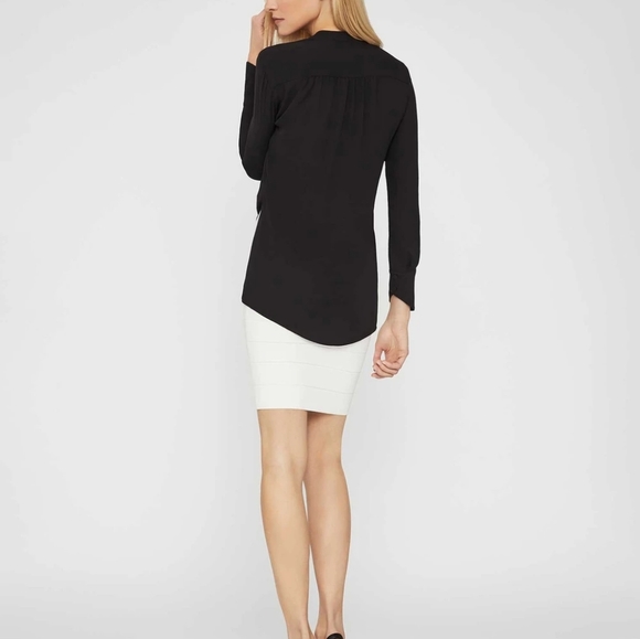BCBG MAX AZRIA Bergendy High Low Blouse - Picture 7 of 8